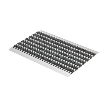 Fußmatte ELEGANT MAT Aluminium Fussmatte für den Außenbereich, ASTRA, Rechteckig, Höhe: 13 mm, in Grau