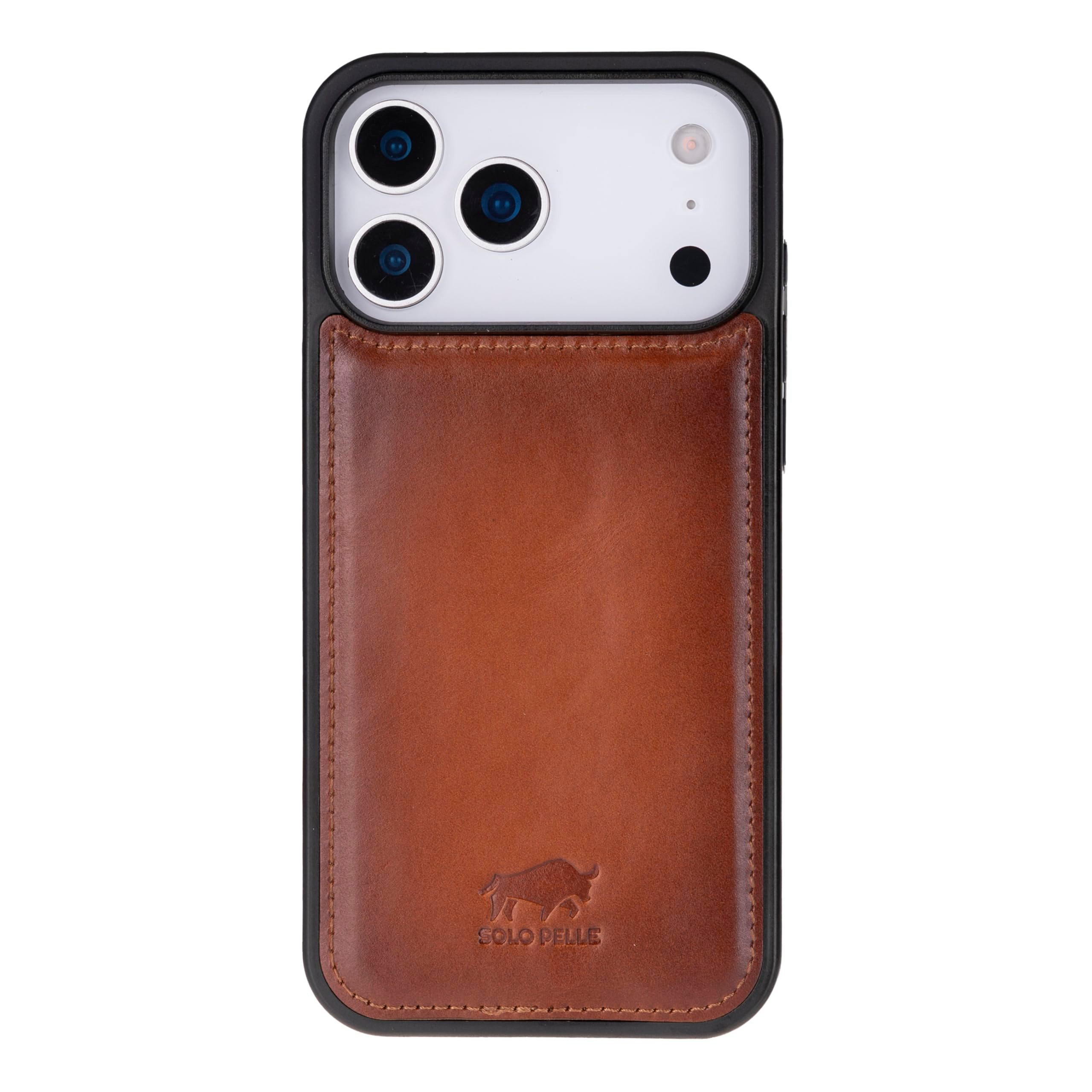 Solo Pelle Smartphonetasche Solo Pelle Lederhülle für das iPhone 17 Pro Max und iPhone 18 Pro Max