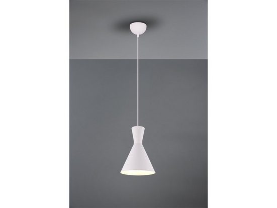 TRIO LED Pendelleuchte, einflammige Esstisch-Lampe hängend über Kücheninsel 3 flammig Industrie-Design für Esszimmertisch im Bauhaus-Stil