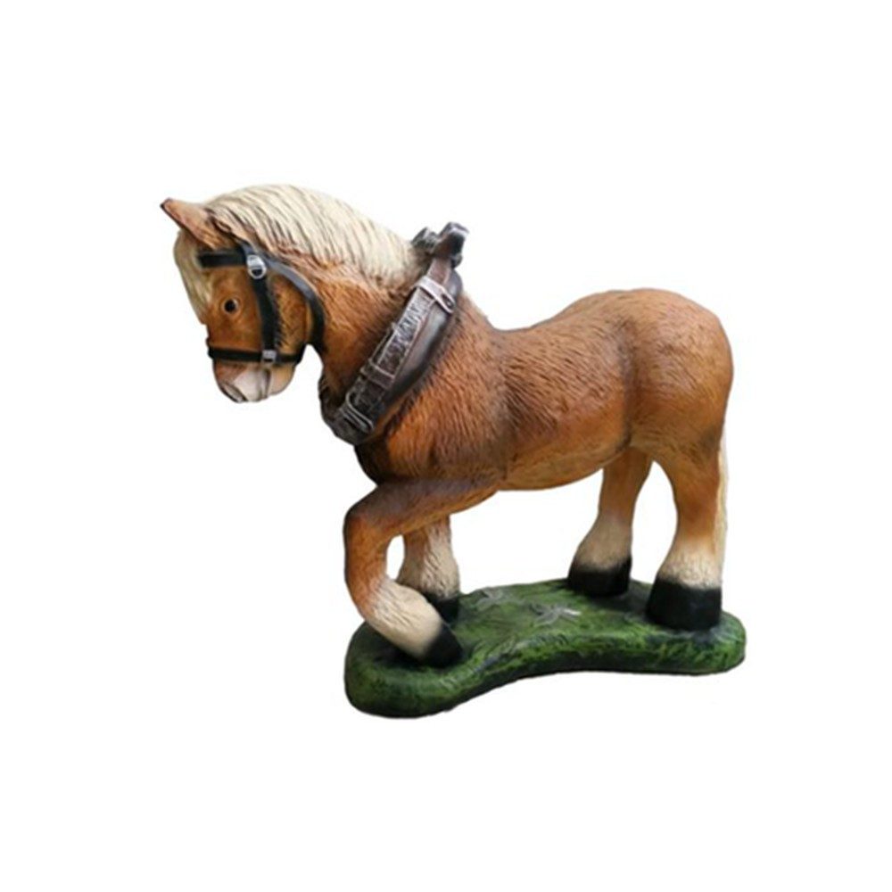 JVmoebel Tierfigur Russischer Hengst Figur aus Polyresin in detailreicher Ausführung, Made in Europa
