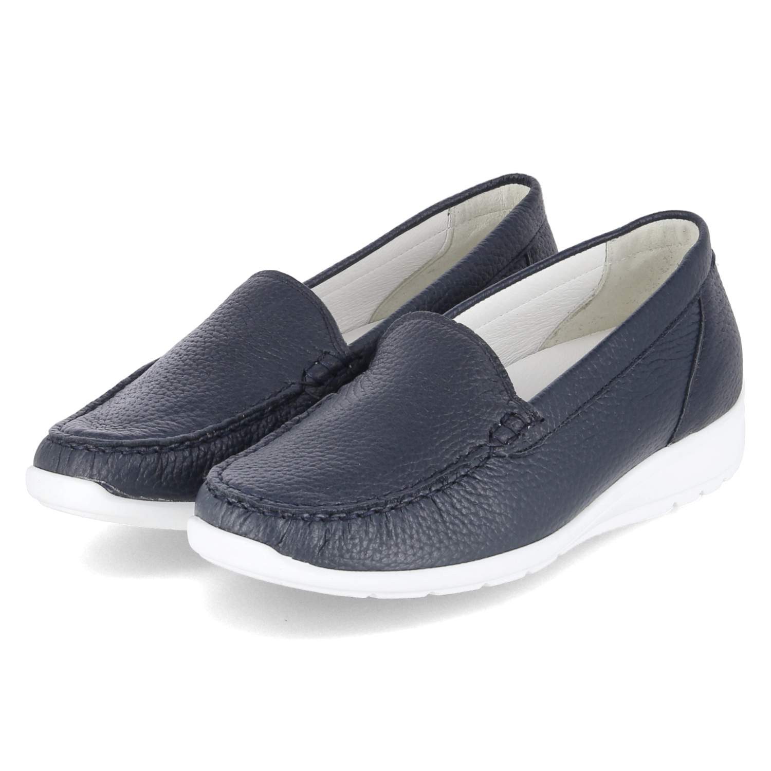 Waldläufer Waldläufer 331511-199/194 Damen Glattleder blau Slipper günstig online kaufen