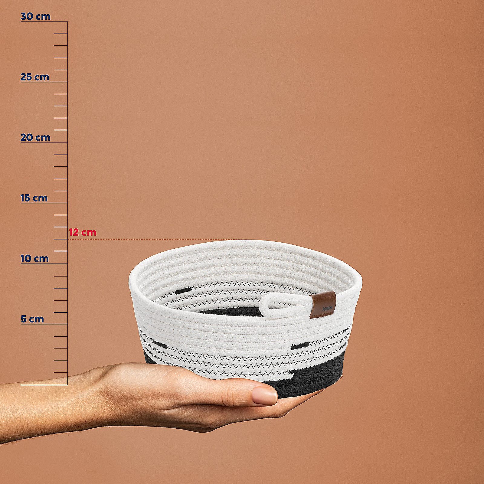 kela Aufbewahrungskorb Hedda, flexibel einsetzbar, Flechtoptik, Seilkorb