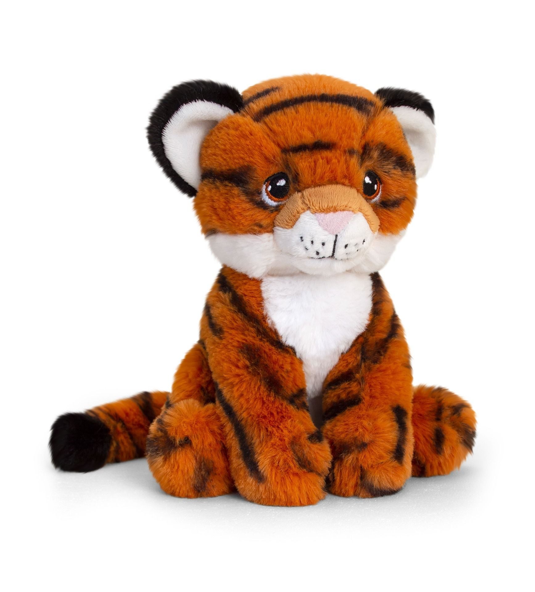 Keel Toys Kuscheltier Keel Toys Tiger Plüschtier in 18 cm Größe weich und handlich