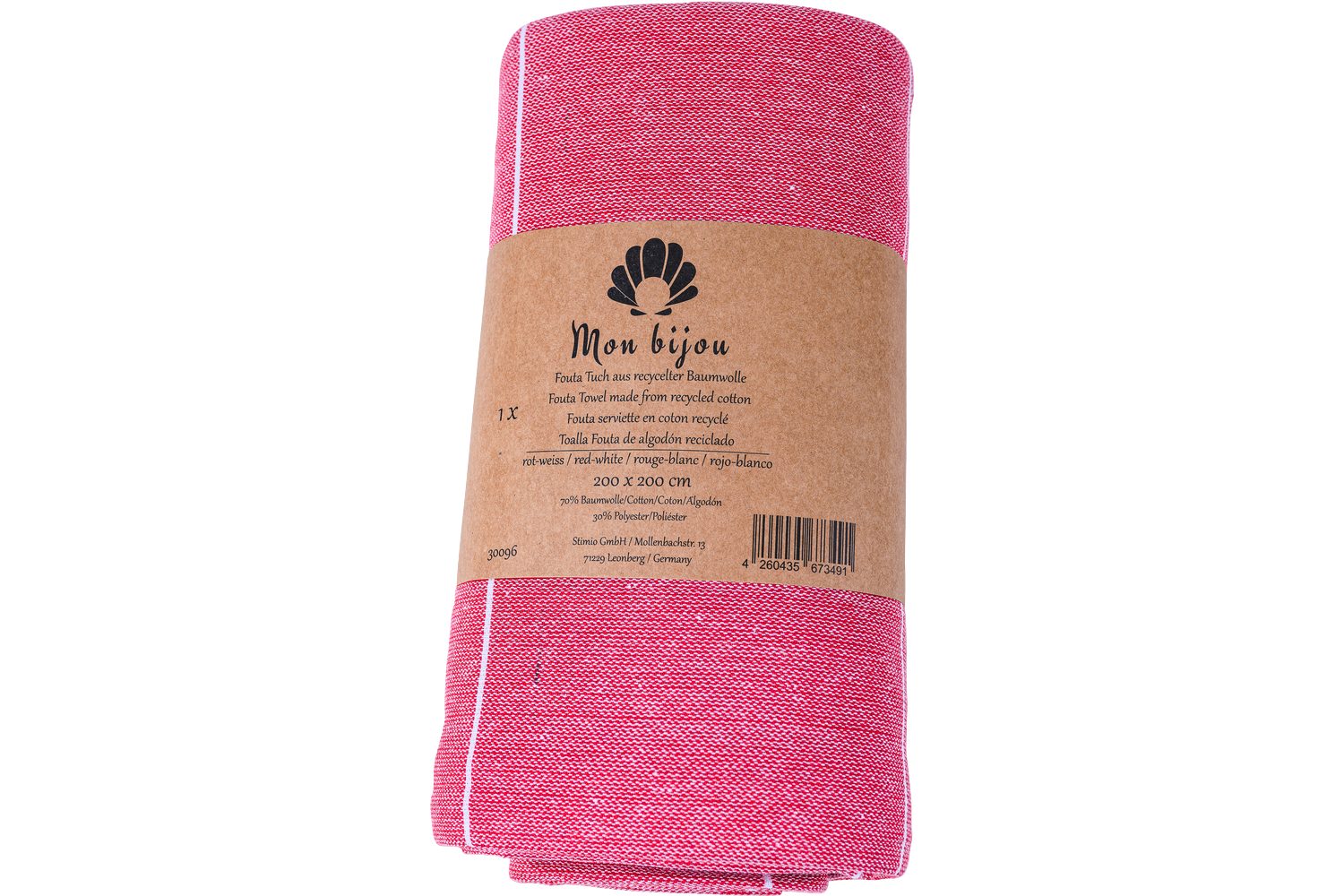 Mon Bijou Saunatuch Strandtuch, Saunahandtuch, Hamamtuch, (Spa-Collection, 1-St), schnell trocknend leicht kompakt ressourcenschonend antiallergen