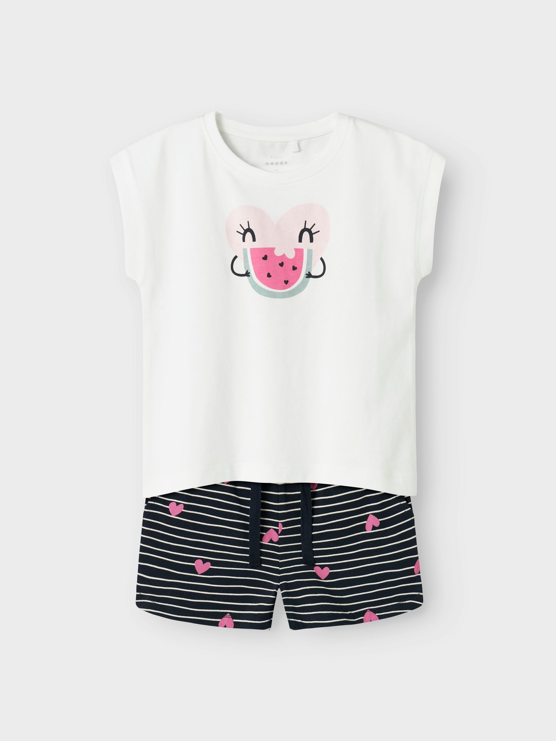 Name It T-Shirt & Shorts NMFVIGEA CAPSL TOP SET