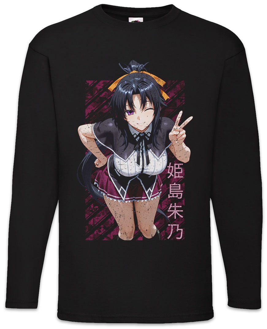 Urban Backwoods Langarmshirt Akeno Anime Langarm T-Shirt High School DxD Himejima Issei Hyoudou (1-tlg) Rias Gremory Cyberpunk Manga