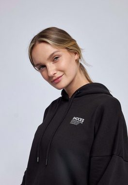 SNOCKS Hoodie Kapuzensweatshirt Pullover Sweater Crop Oversize (1-tlg) aus 100% Bio-Baumwolle, mit Aufdruck und Kapuze