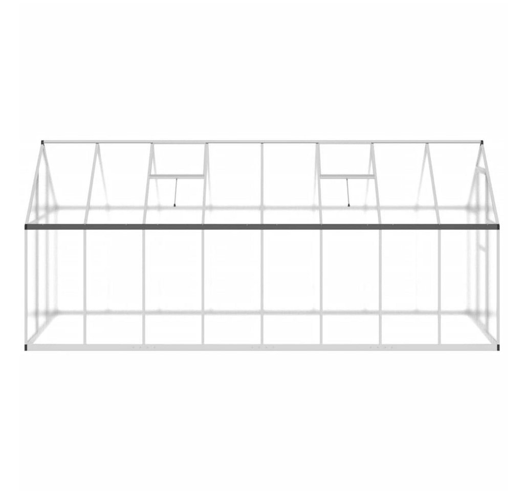 furnicato Gewächshaus mit Fundamentrahm... furnicato Gewächshaus mit Fundamentrahm...