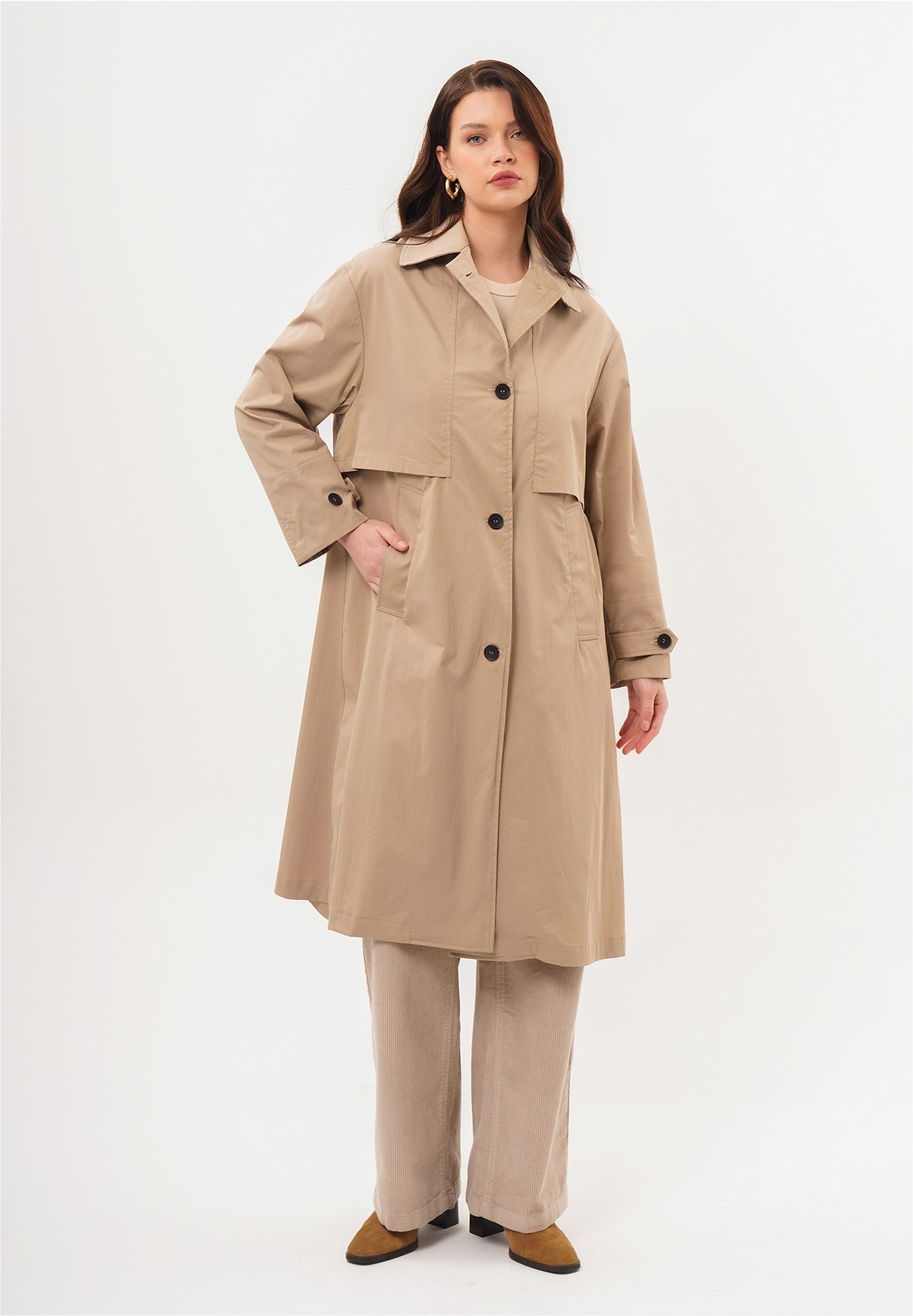 freshlions Trenchcoat Cecilia (1-tlg) in klassischem Design