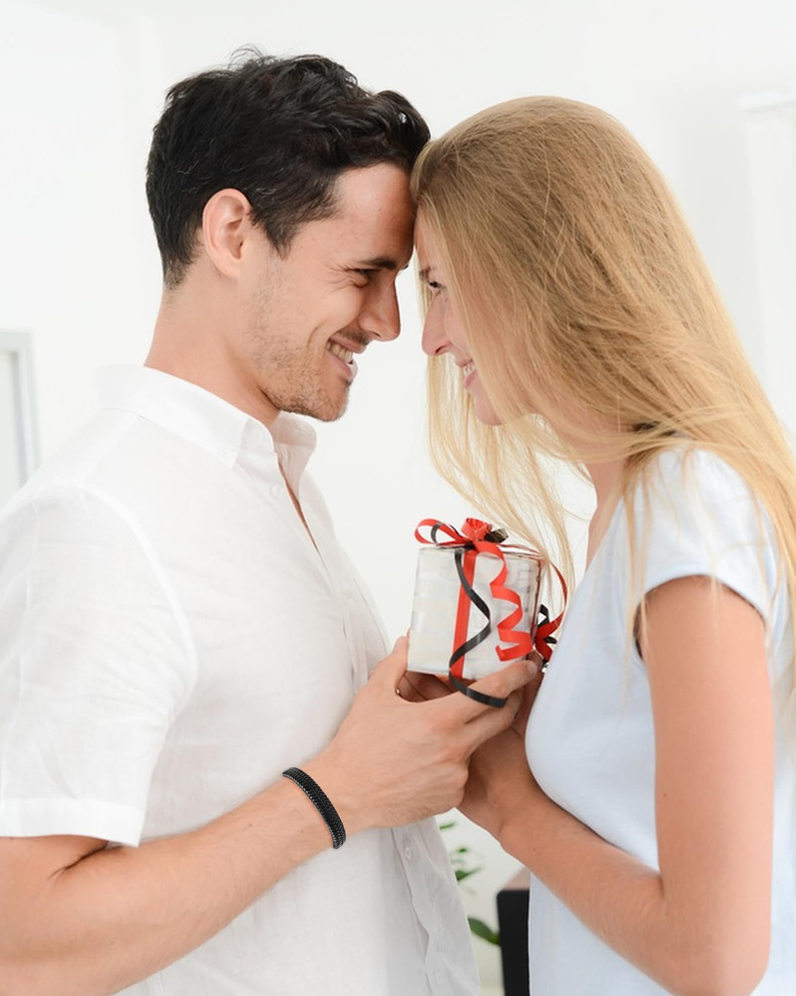 FOUORTUNATE-BEE Edelstahlarmband Herrenarmband “ Ich liebe dich“ – Geschenk günstig online kaufen