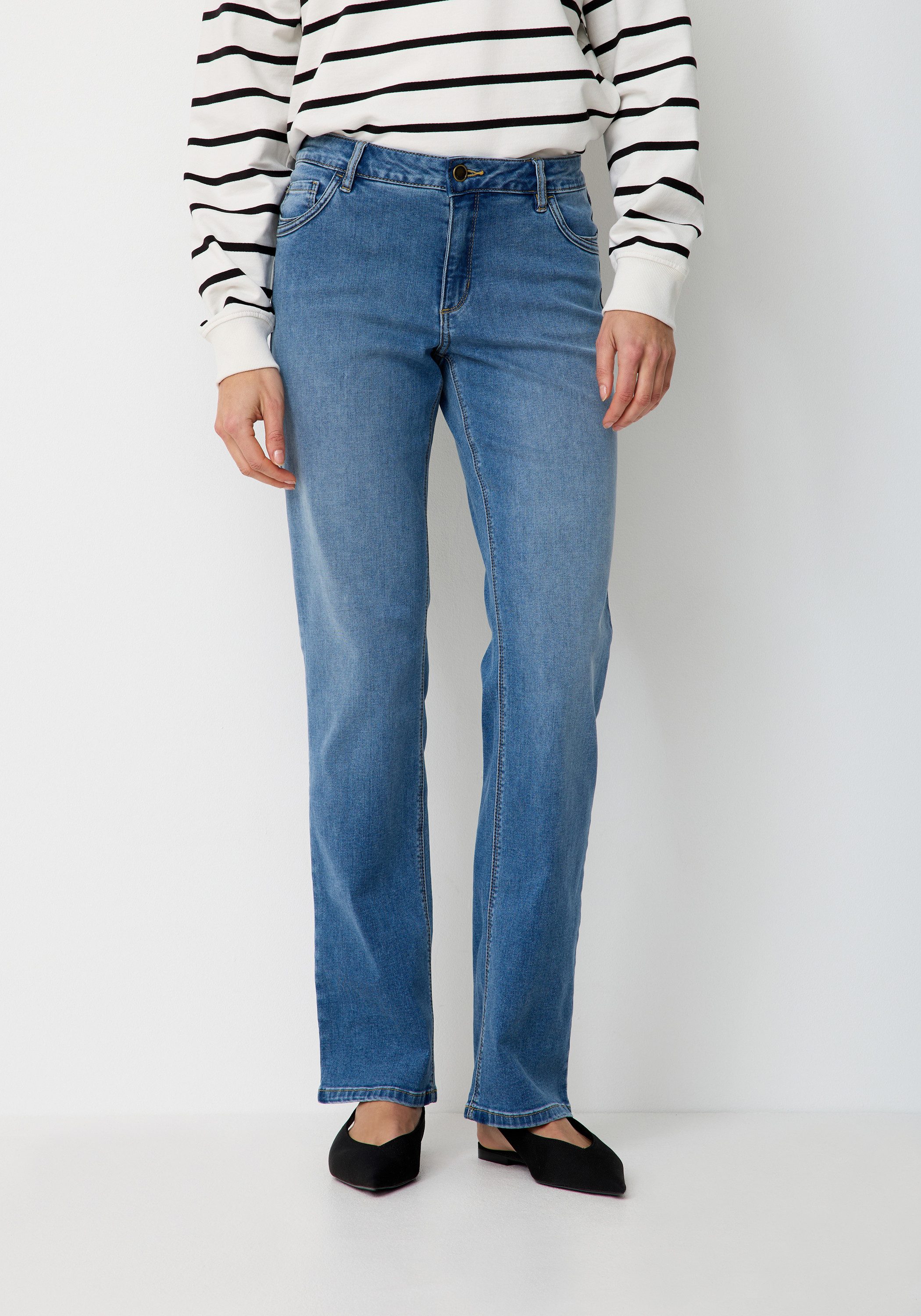 Paddock's Straight-Jeans LARA Regular Jeans mit Komfort Stretch