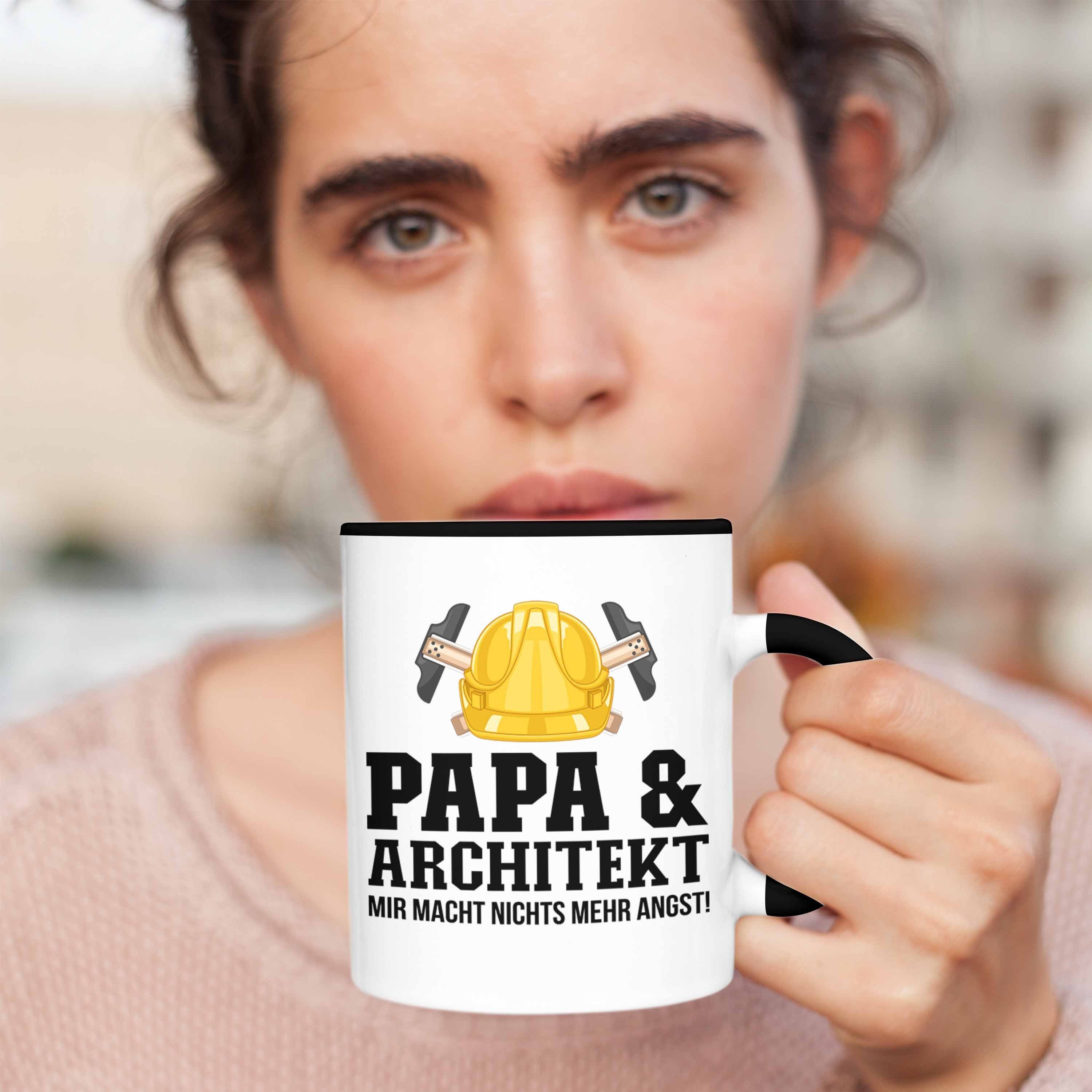 Trendation Vater für Geschenkidee Tasse Tasse Architekt - und Trendation Architekt Schwarz Papa