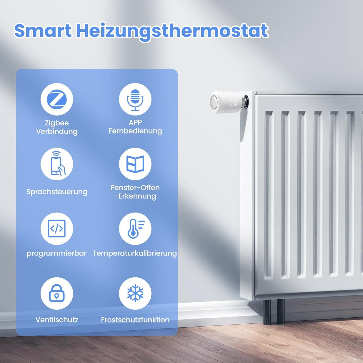 YI Heizkörperthermostat Heizkörperthermostat Zigbee Smart Heizungsthermosta günstig online kaufen