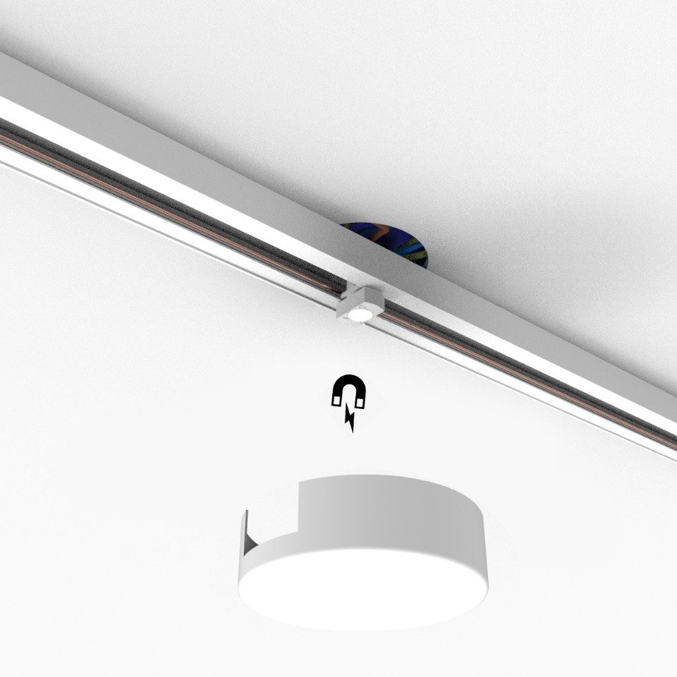 Qazqa Schienensystem-Verbinder Iconic, 10 cm, (1-tlg)