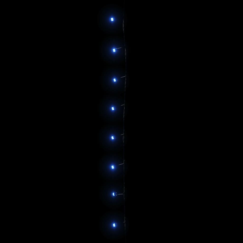 vidaXL Christbaumschmuck LED-Lichterkette mit 150 LEDs Blau PVC (1-tlg) 15 Dunkelgrün Blau und m
