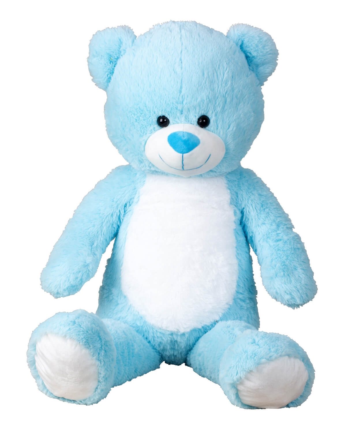 BEMIRO Tierkuscheltier XXL Teddy hellblau - ca. 100 cm