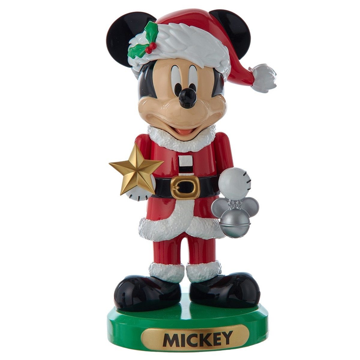 Kurt S. Adler Nussknacker DN6241M - Mickey Mouse mit Stern, 15,2 cm (6), (1-tlg)