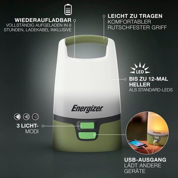 Energizer Laterne Camping Light Rechargeble, Camping Licht/Lampe, wiederaufladbar über USB