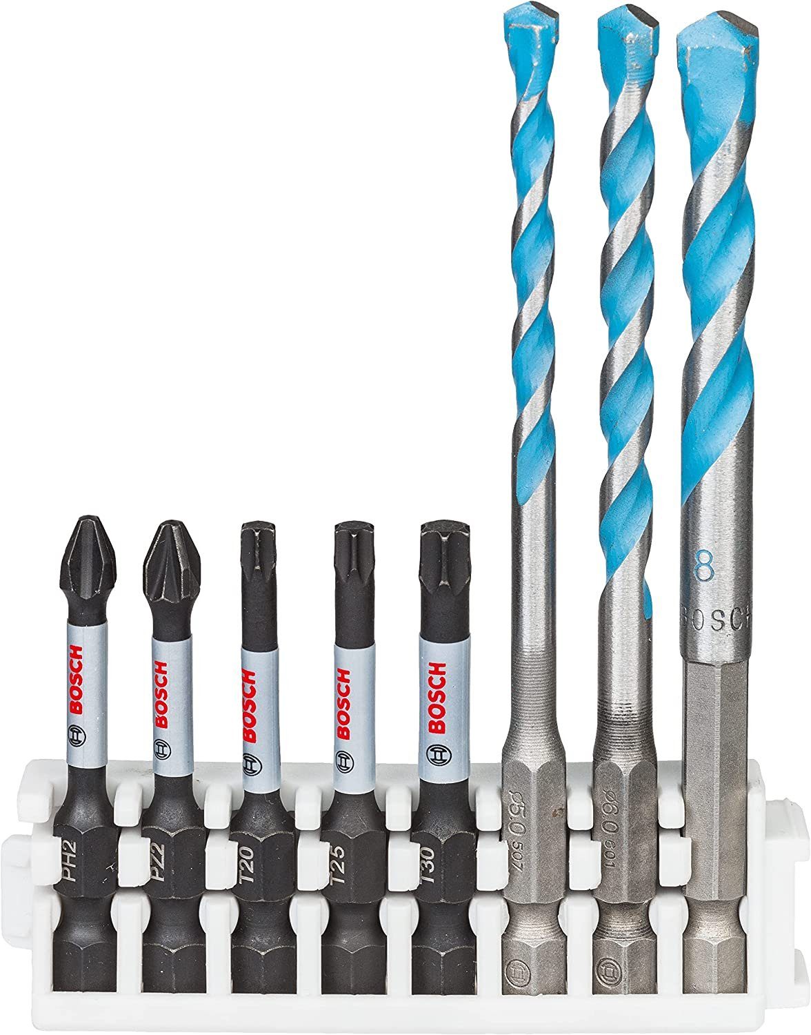 Bohrer- und Bitset Impact Control HEX-9 MultiConstruction /Bohrer Bit Set