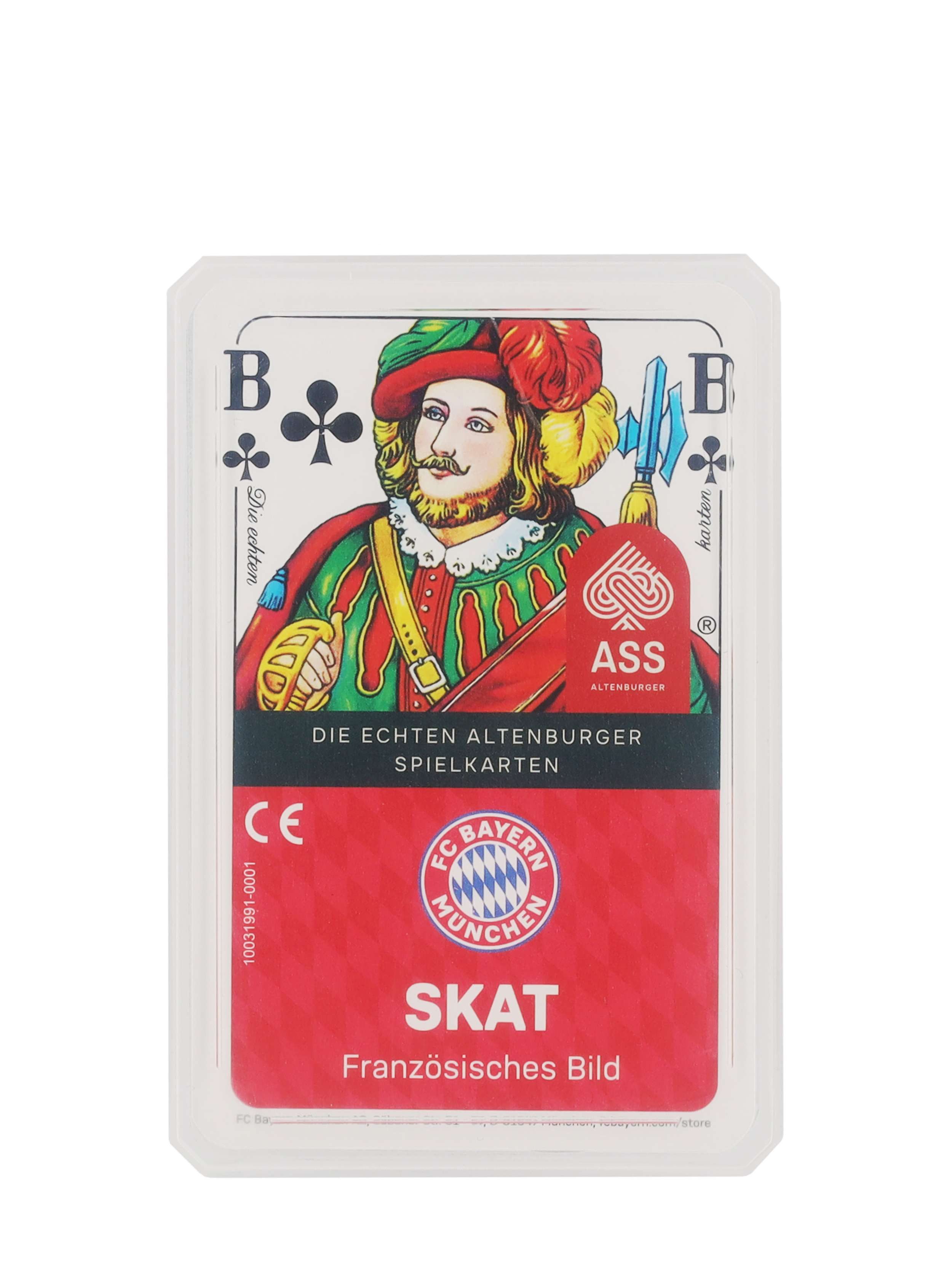 FC Bayern München Spielesammlung FC Bayern München Skat Spielkarten französisches Bild, Skat