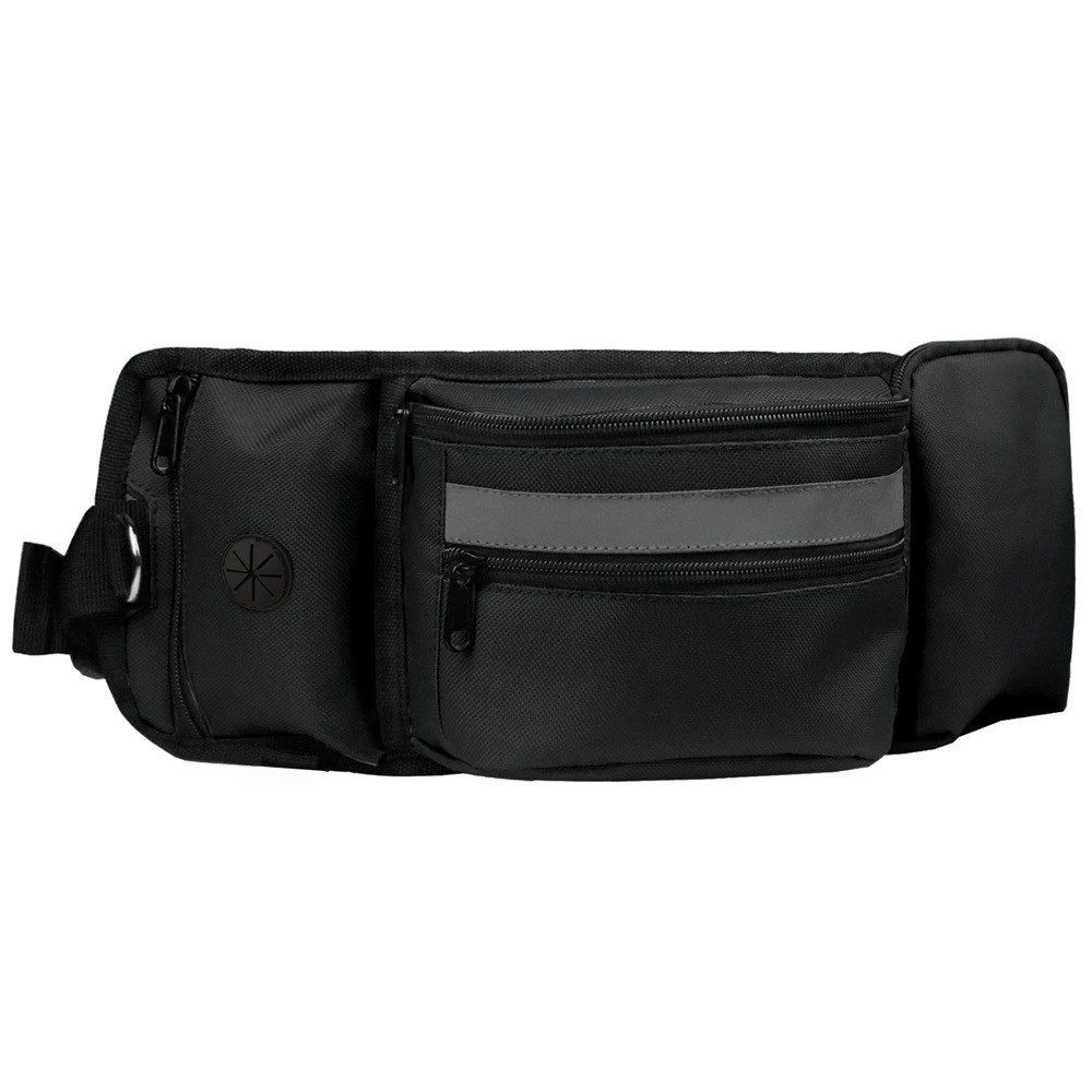 Ledander Leckerlibeutel Leckerlibeutel für Hunde,Bauchtasche für Hunde Zubehör, grau,Freihändige Hüfttasche für Hundetraining & Spaziergang