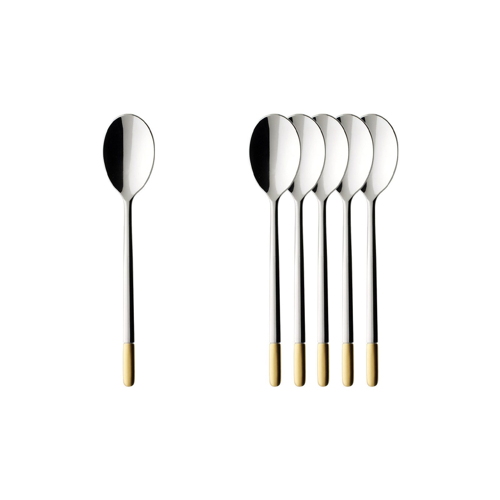 Villeroy & Boch Kaffeelöffel Ella Espressolöffel 11,2 cm 6er Set (6 Stück)