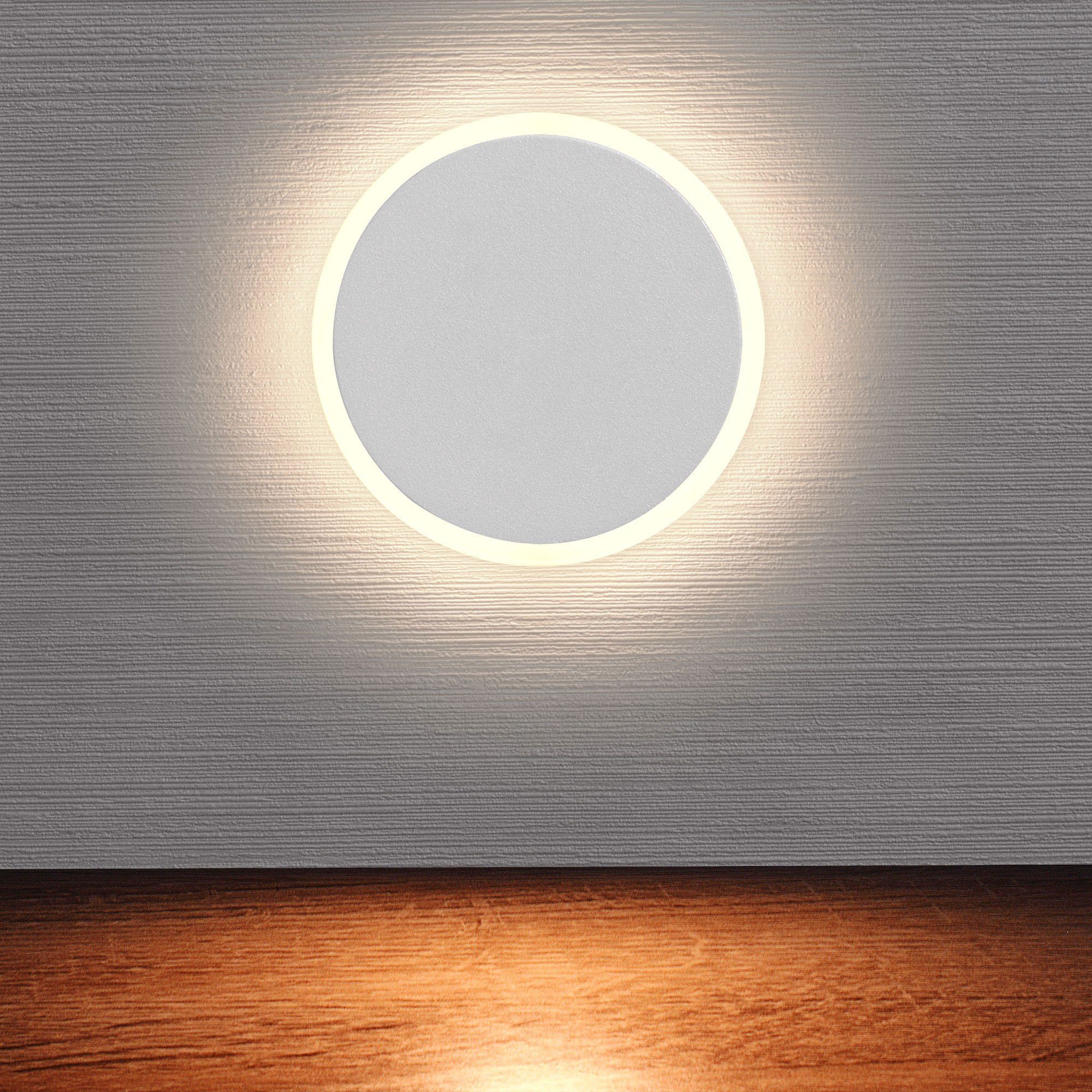 Maxkomfort LED Wandstrahler 6109, LED fest integriert, 300K, Warmweiß, Treppenbeleuchtung