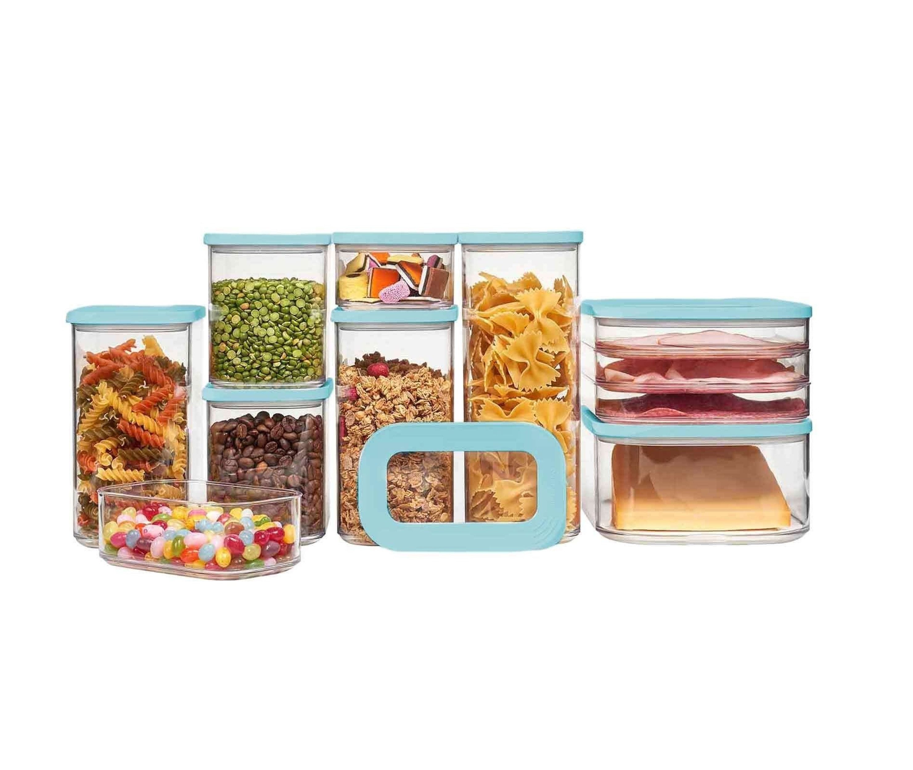 Mepal Vorratsdose Vorratsdosen-Set 9-teilig, spülmaschinenfest, ideal für Lebensmittel, Kunststoff, (9-tlg), ideal für die Aufbewahrung von trockenen Lebensmitteln