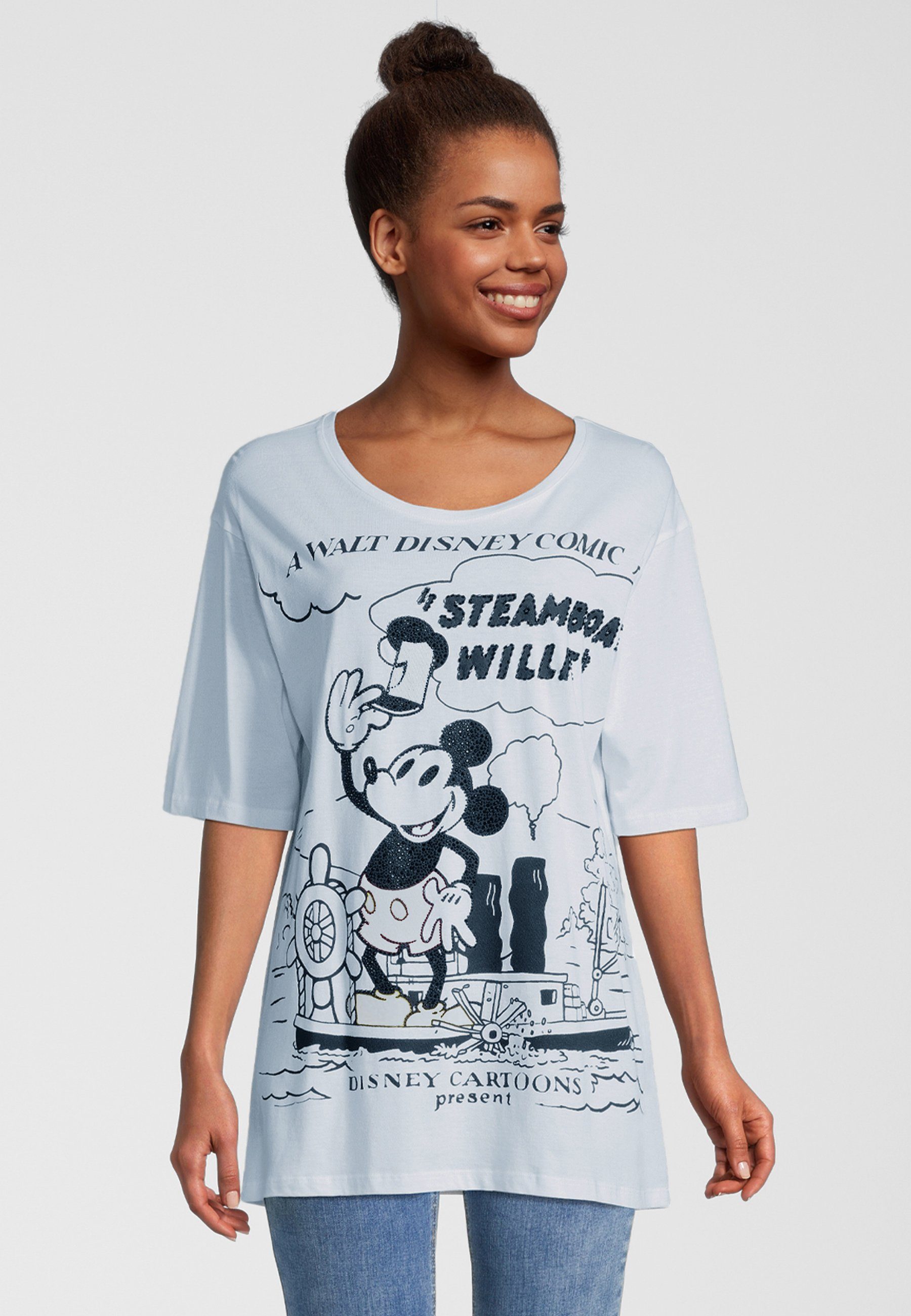 Princess goes Hollywood Longshirt Steamboat Willie mit modernem Design