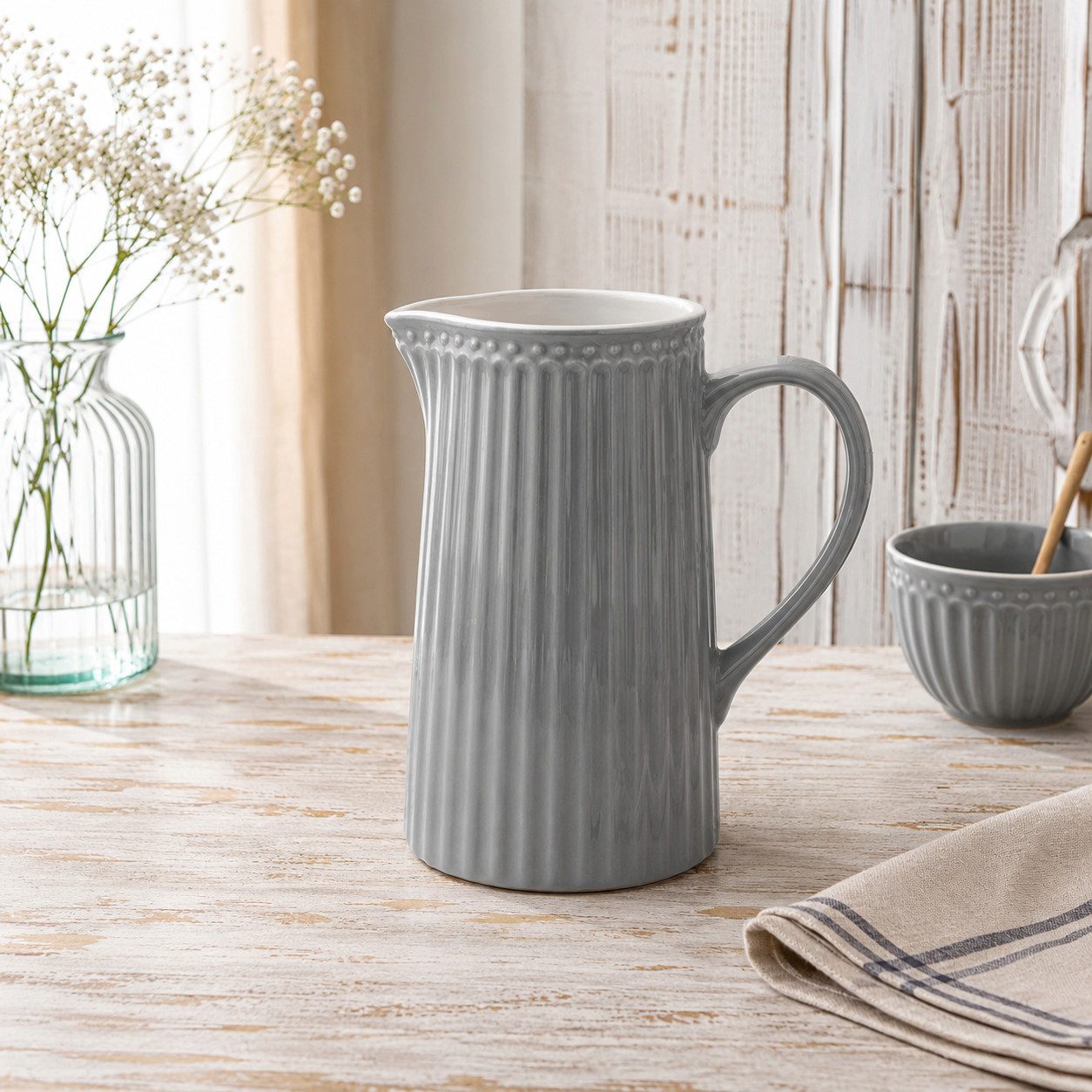 Greengate Kanne GreenGate Kanne Alice Steingrau 1 L