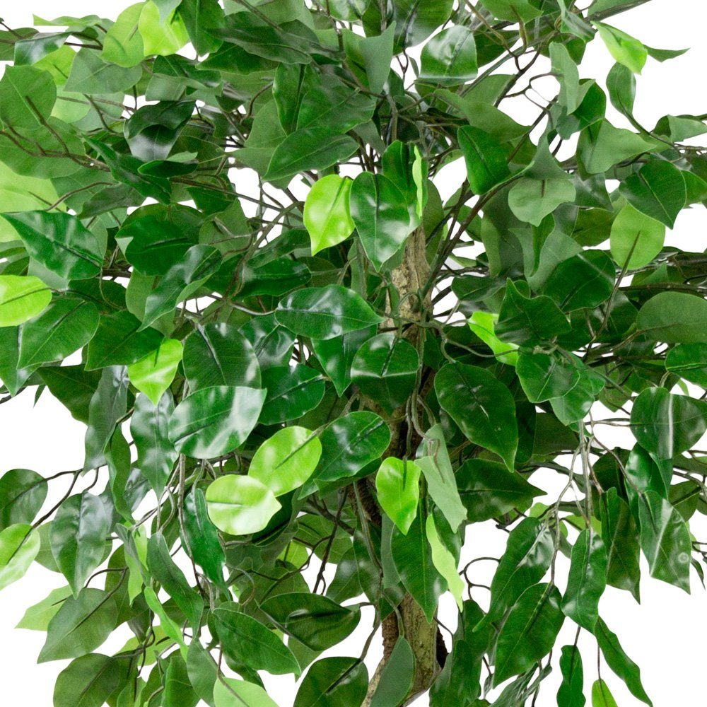 Kunstpflanze Kunstpflanze Kunstbaum Künstliche Ficus 1,2m Decovego, Benjamin Decovego Pflanze Kunstbaum