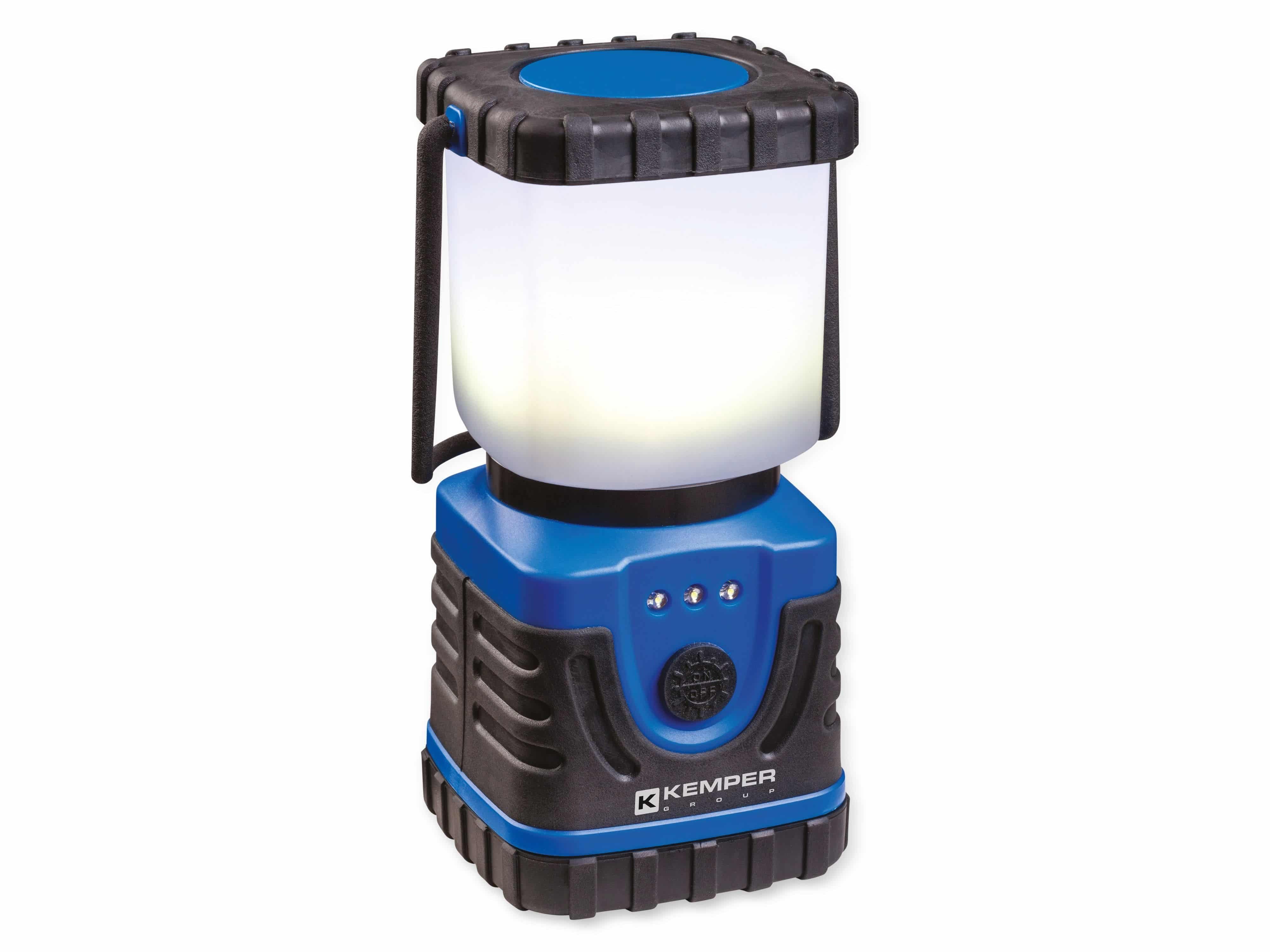 Akku-LED-Campinglampe KEMPER Lumen Kemper LED-Leuchte 250 T1001,