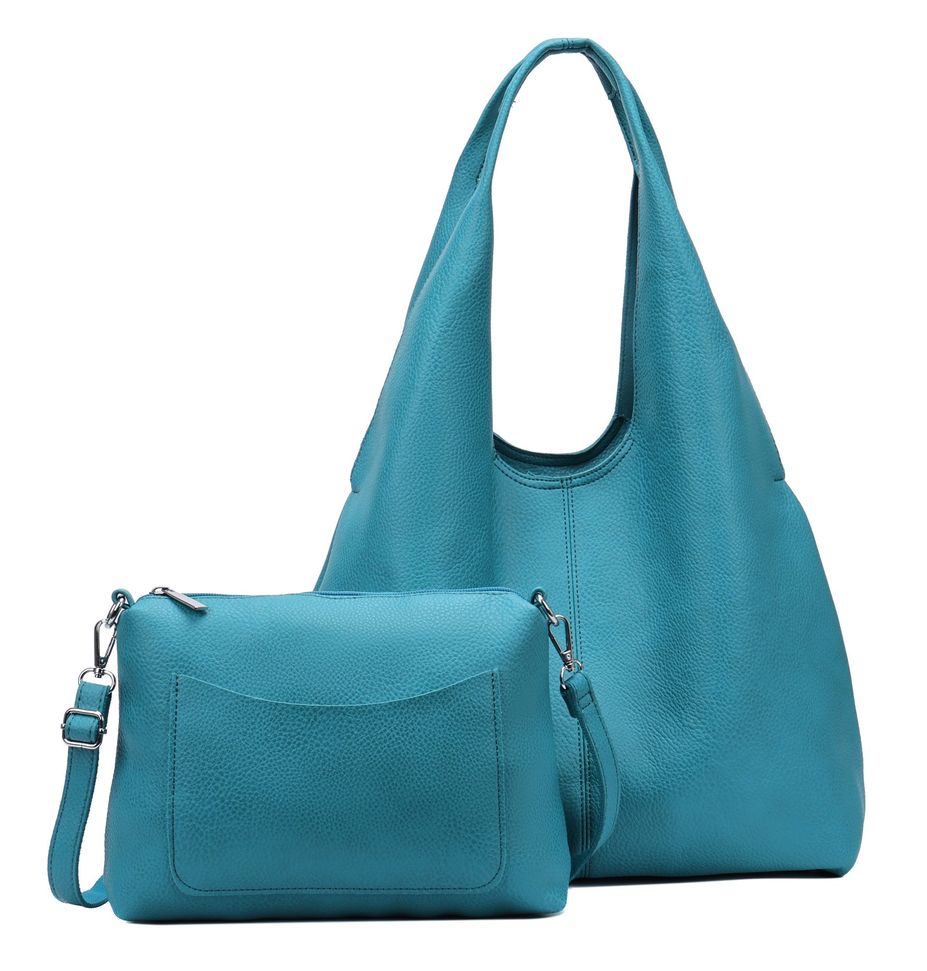 ITALYSHOP24 Schultertasche DAMEN XXL SHOPPER Set günstig online kaufen