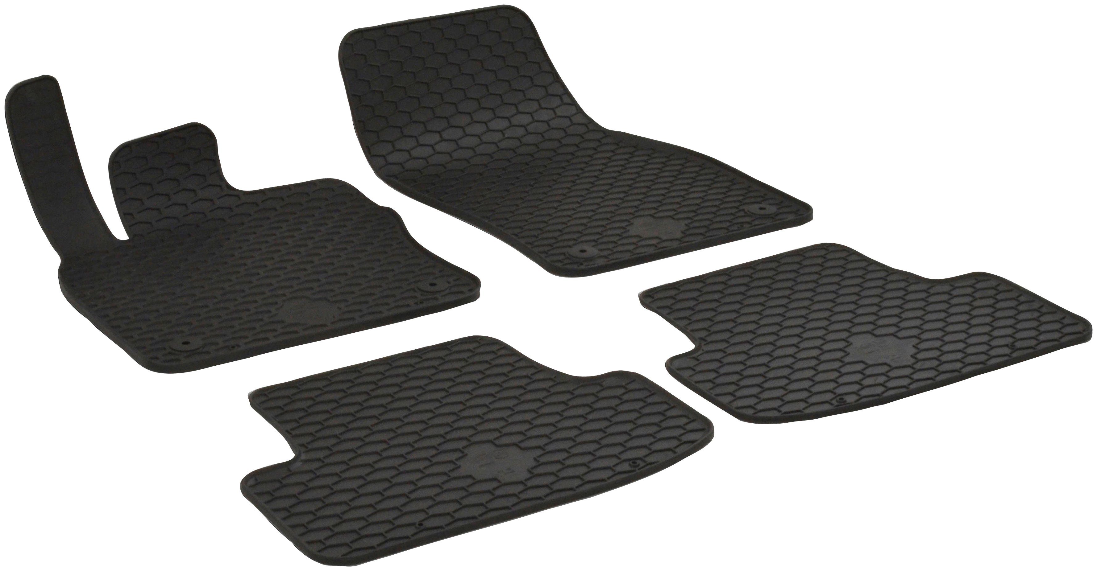 WALSER Passform-Fußmatten (4 St), für Audi Q2 Geländewagen, für Audi Q2 (GAB) 06/2016-Heute