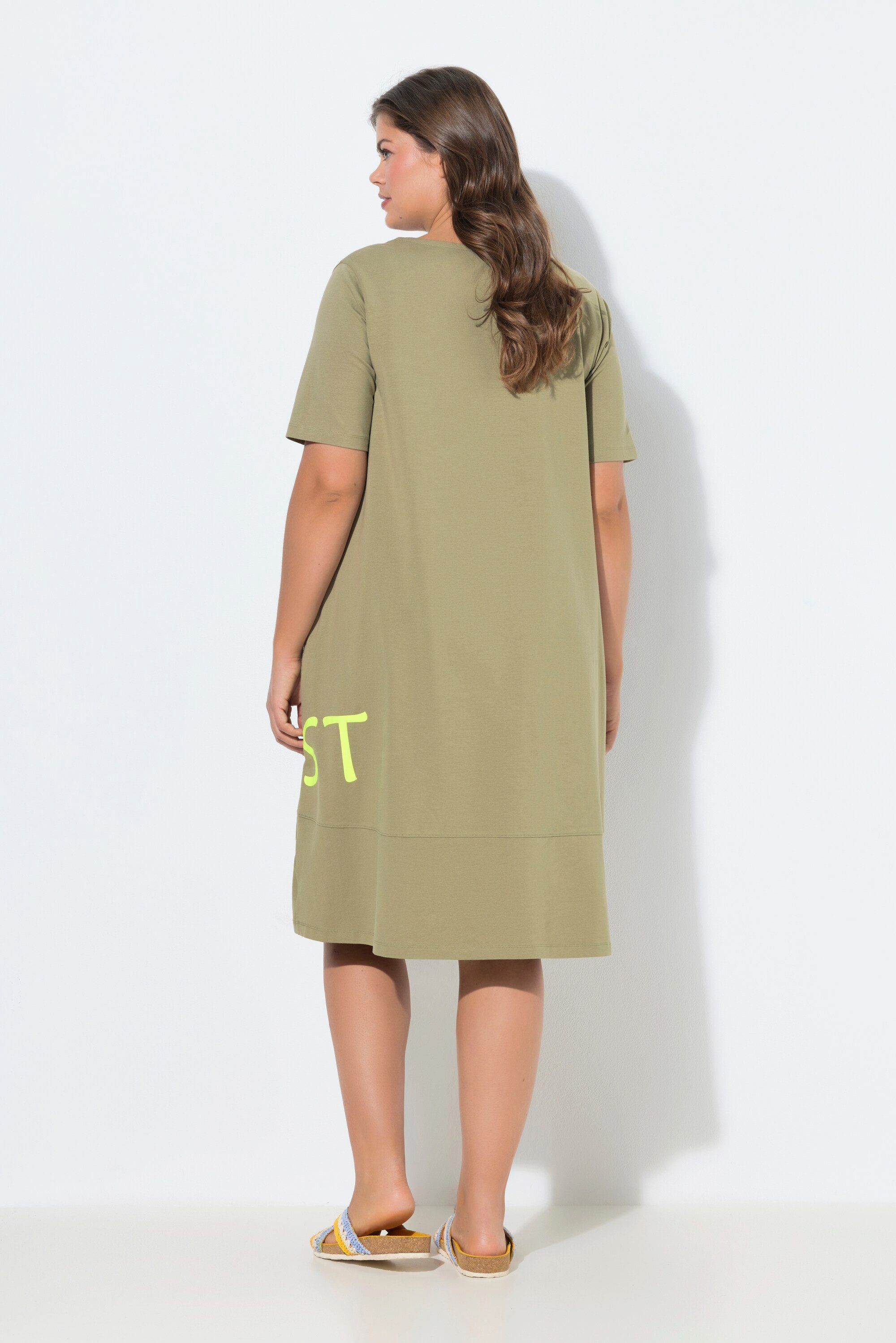 Laurasøn Jerseykleid Jerseykleid Rundhals Halbarm