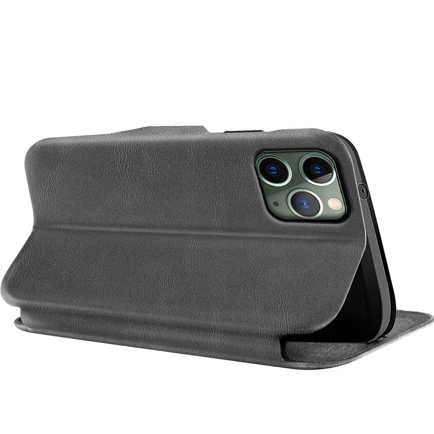 CoolGadget Handyhülle Business Premium Hülle für Apple iPhone 11 Pro 5,8 Zoll, Handy Tasche mit Kartenfach für iPhone 11 Pro Schutzhülle