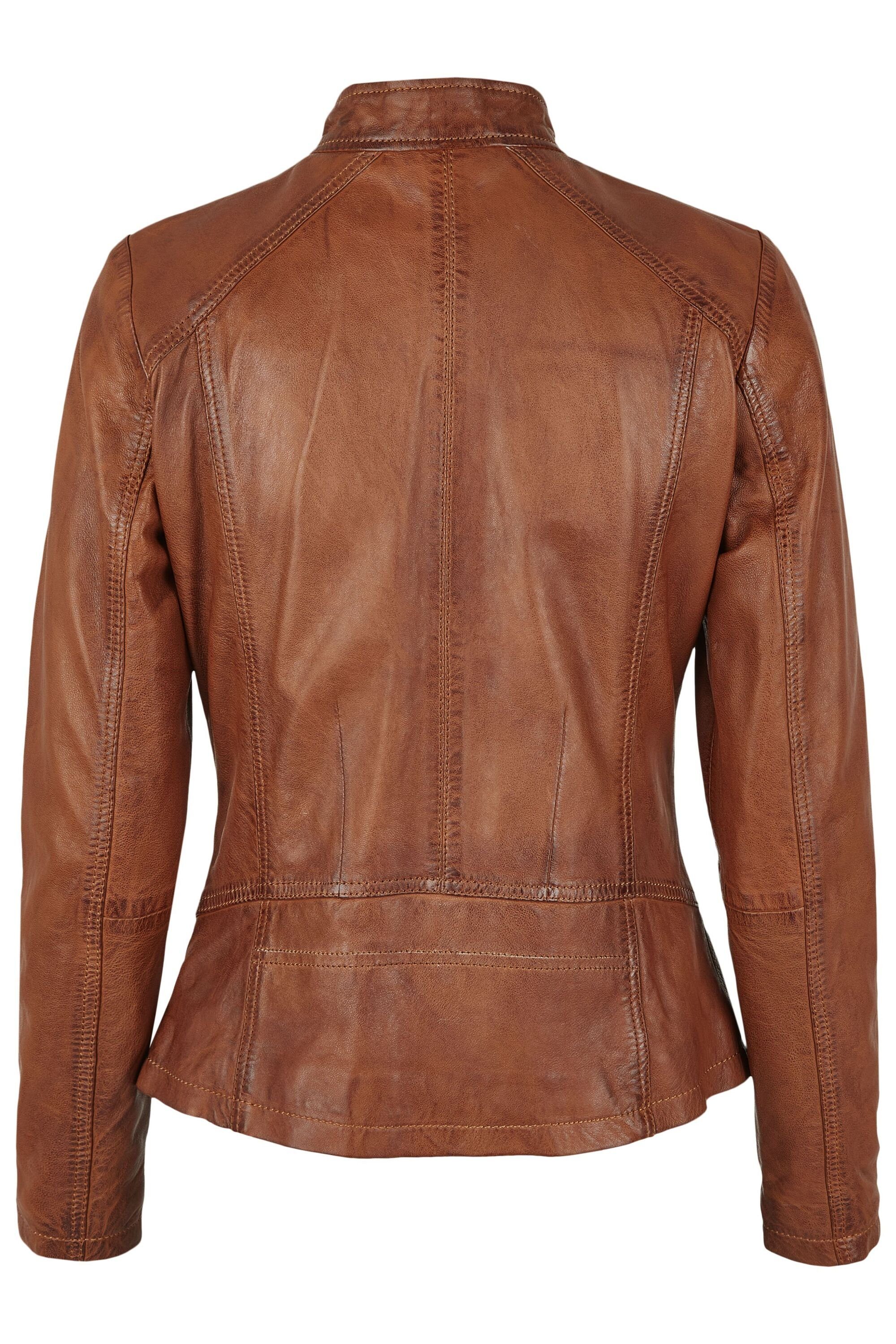7eleven Lederjacke SEJANNA (1-St) mit Zierschnalle