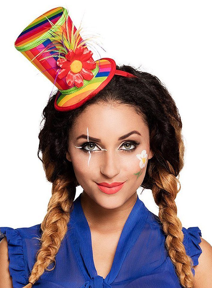 Kostüm Clownshut Haarreif - für Clownskostüm zum Fasching