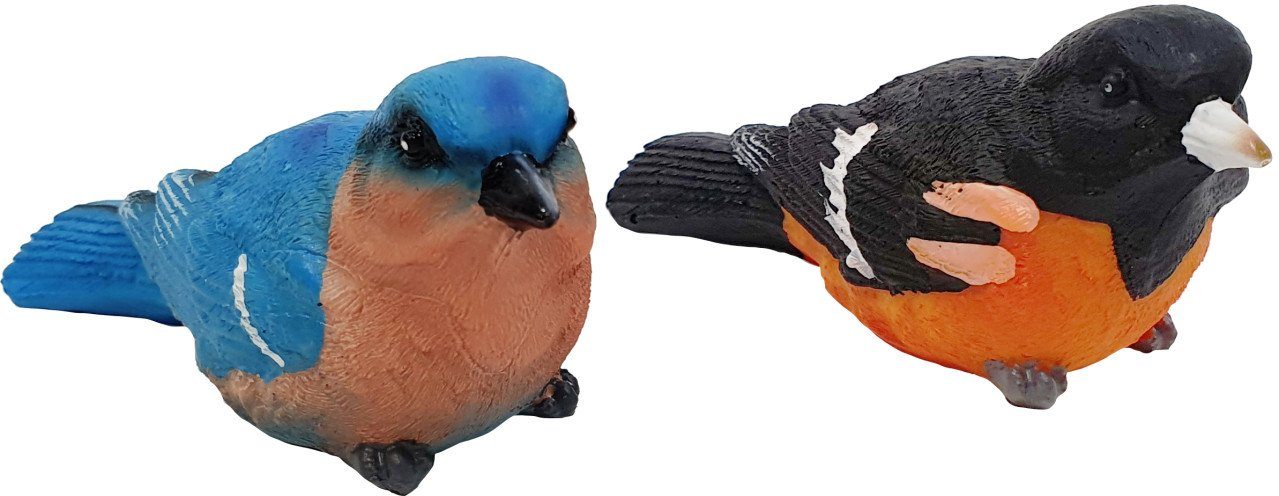 Figurendiscounter Dekofigur Dekofigur Vogel 4 x günstig online kaufen