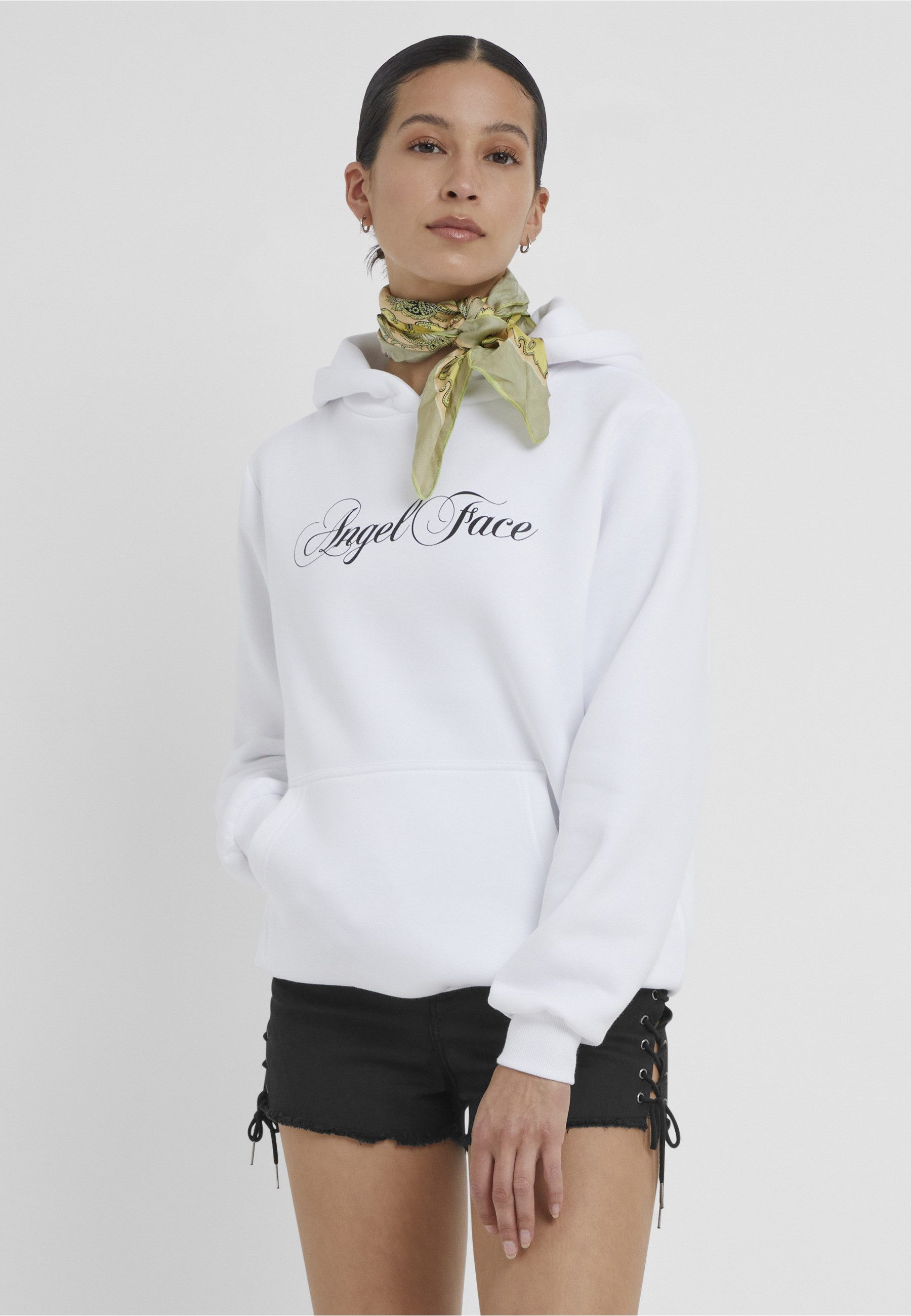Miss Tee Kapuzenpullover Miss Tee Angel Face Ladies Fluffy Hoody (1-tlg)