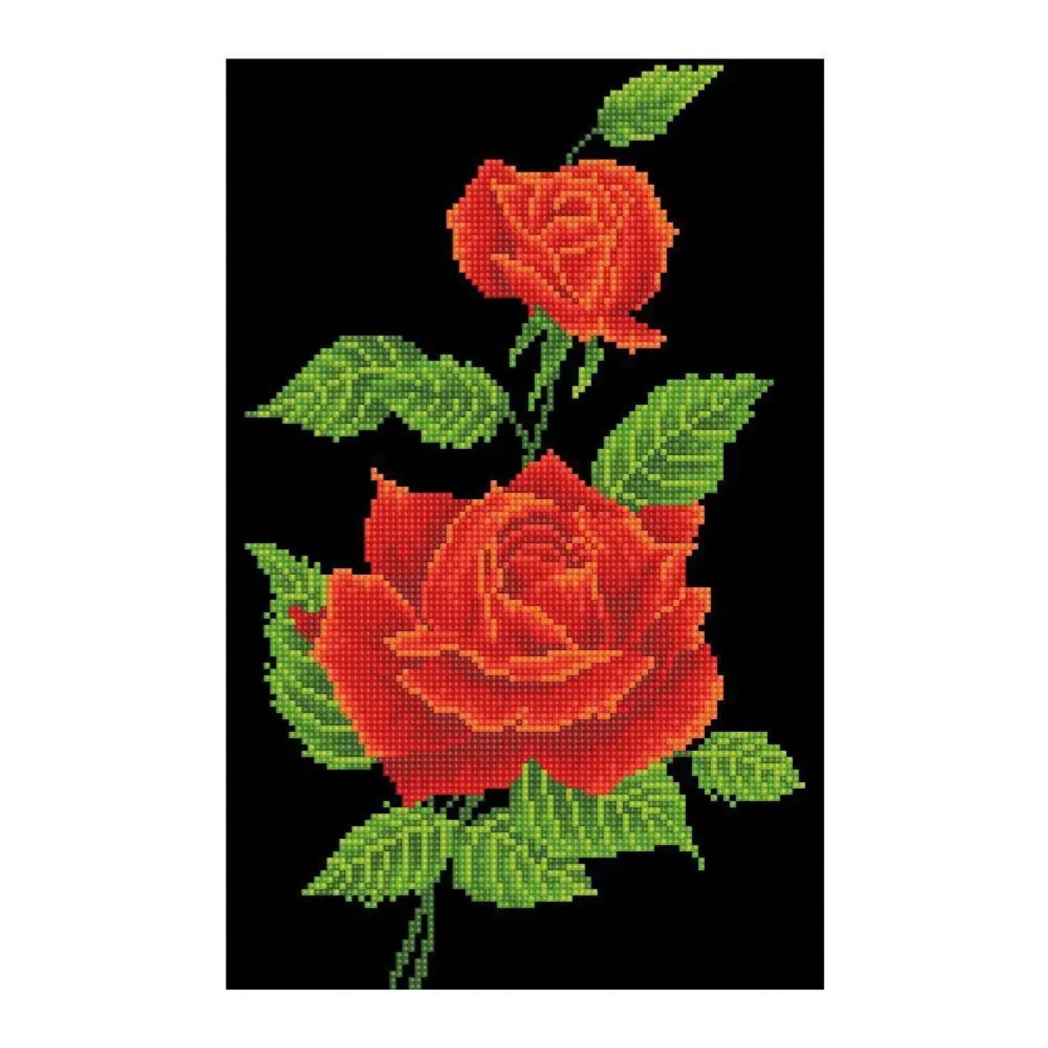 Diamond Dotz Spiel DIAMOND DOTZ - Diamond Painting Rote Rosen
