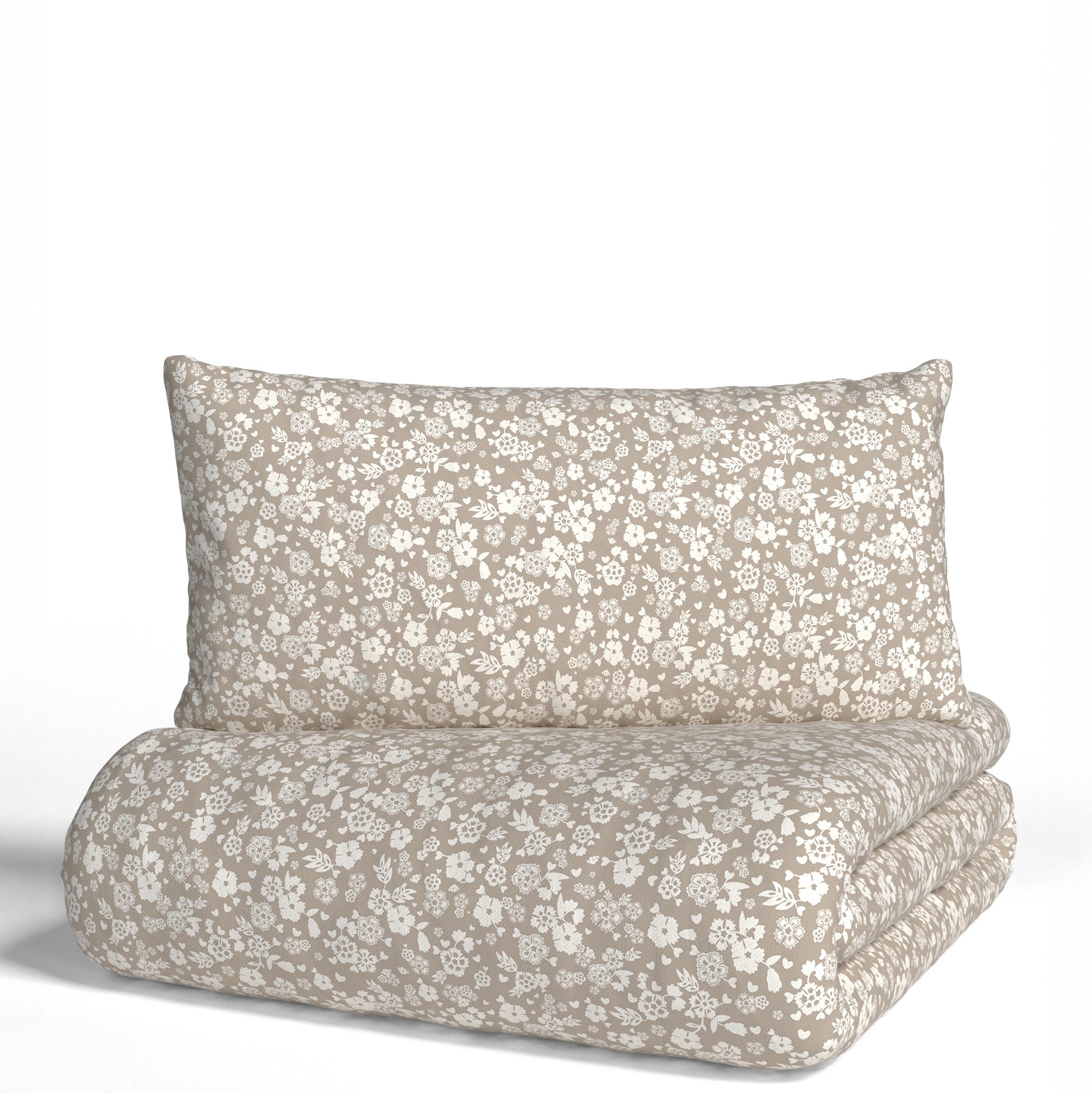 my home Bettwäsche Mariby, Renforcé, 2 teilig, mit feinem Blümchen Design, günstig online kaufen