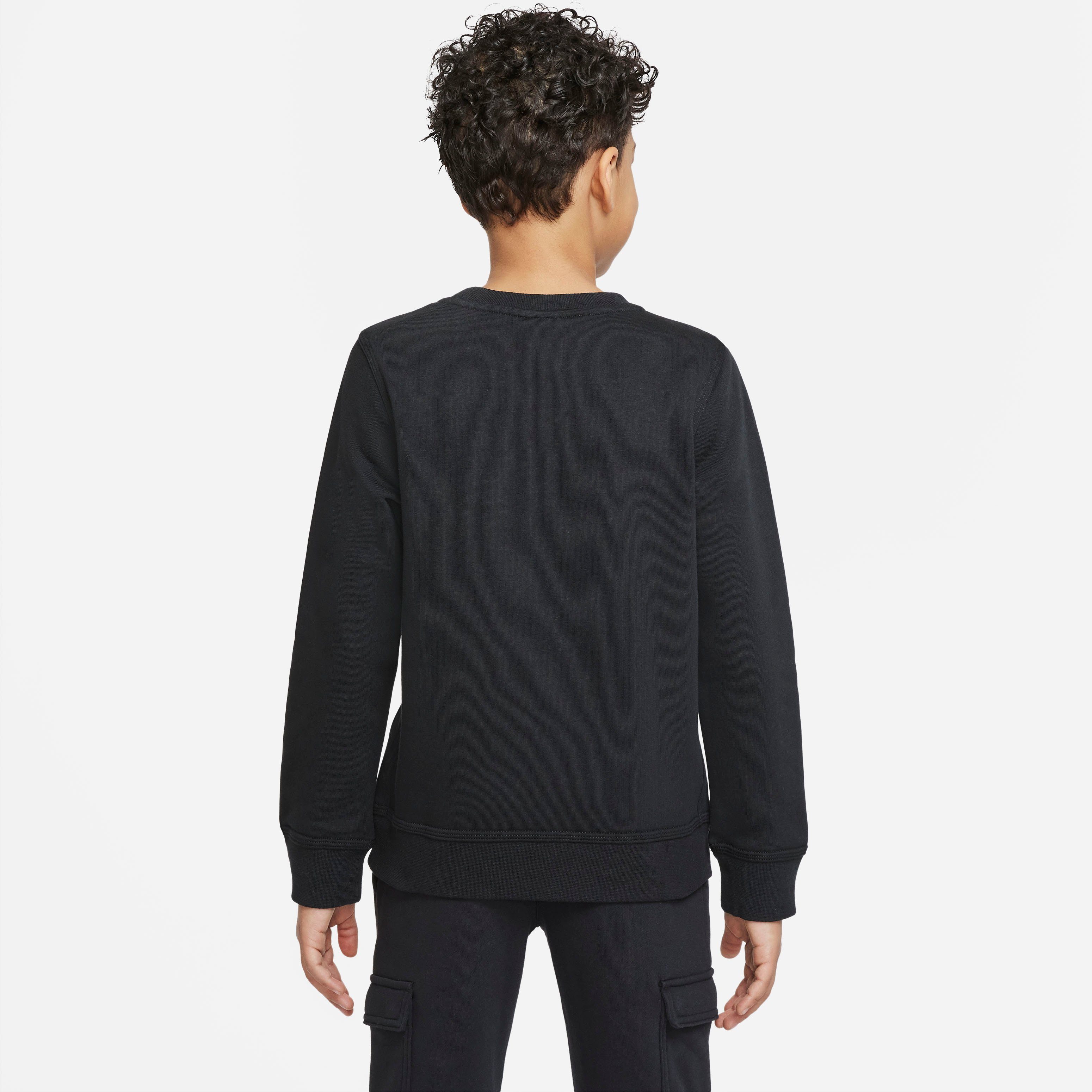 Sportswear BLACK/WHITE Big Kids Club Sweatshirt Nike Sweatshirt
