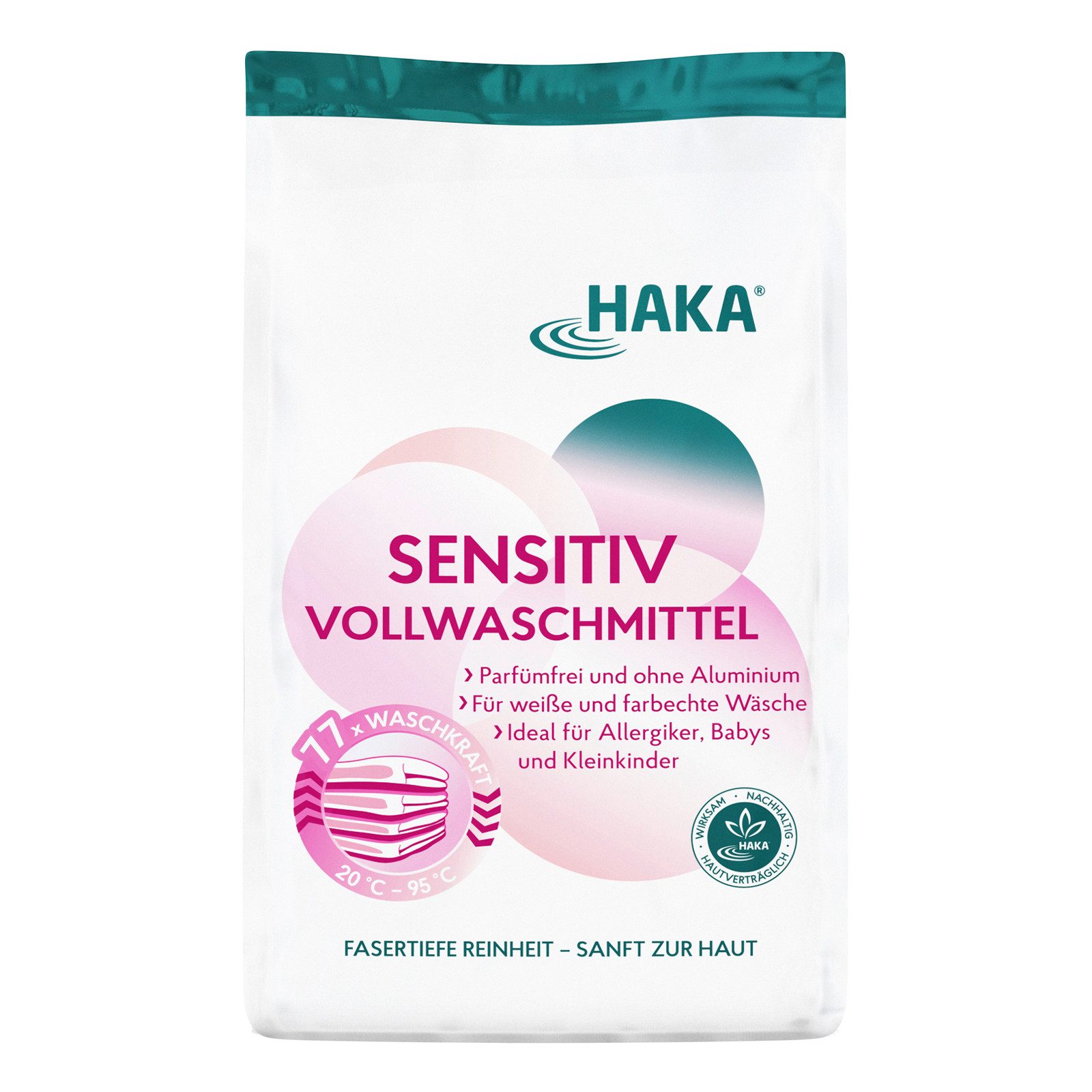 HAKA Sensitiv Vollwaschmittel Pulver 3kg Vollwaschmittel