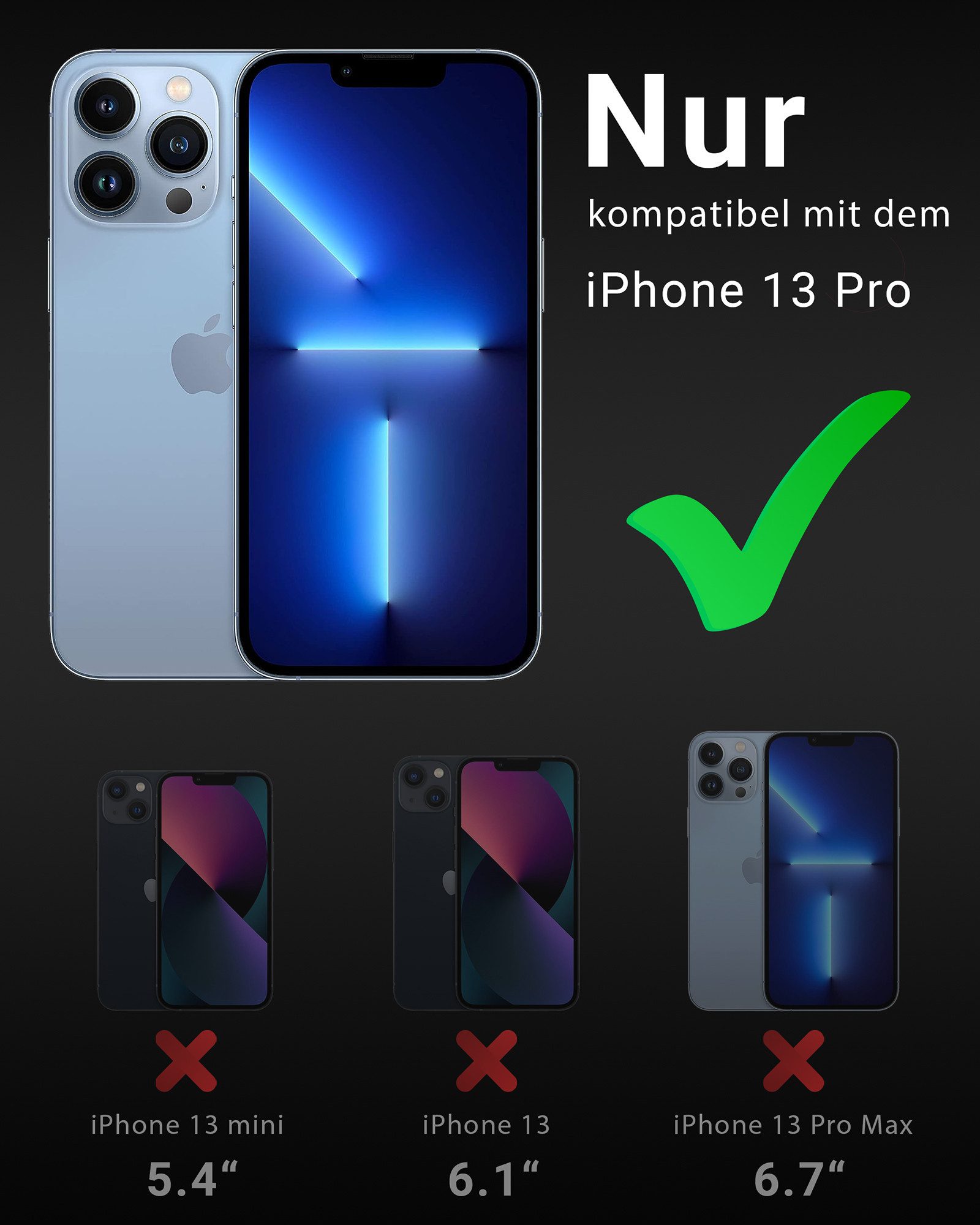 GreenHec Handyhülle Hülle iPhone 17 16 15 14 13 12 11 Pro Max 16e 17e Air MagSafe Magnetic 6.1 Zoll, Magnetisch Cover Schwarz Matt Black Case Bumper Schutzhülle Handyhülle