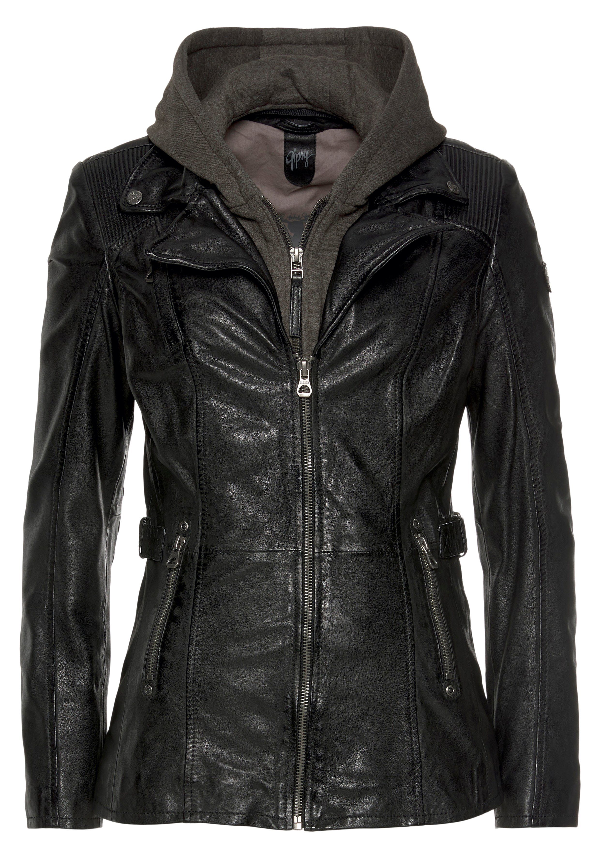 Mauritius Lederjacke Adelyn 2-in-1-Lederjacke. Reduzierter Preis € 144,99. Unverbindliche Preisempfehlung € 249,90