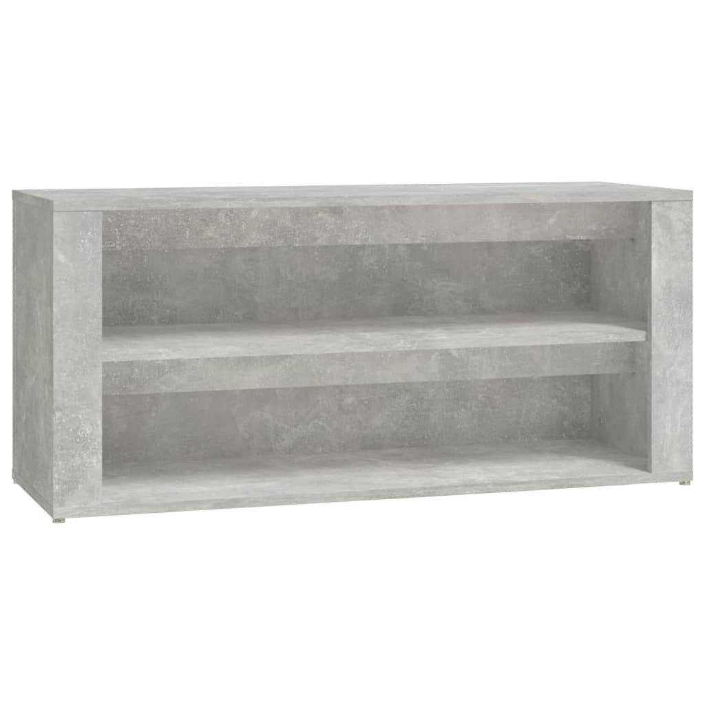 vidaXL Schuhregal Schuhregal Betongrau 100x35x45 cm günstig online kaufen