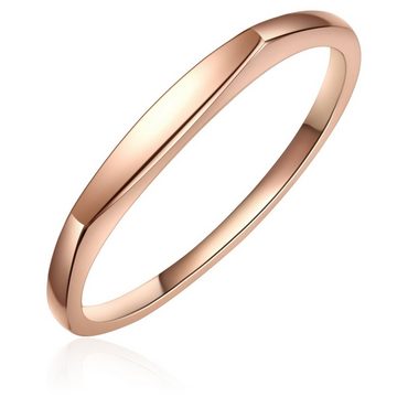 Glanzstücke München Silberring roségold, aus Sterling Silber