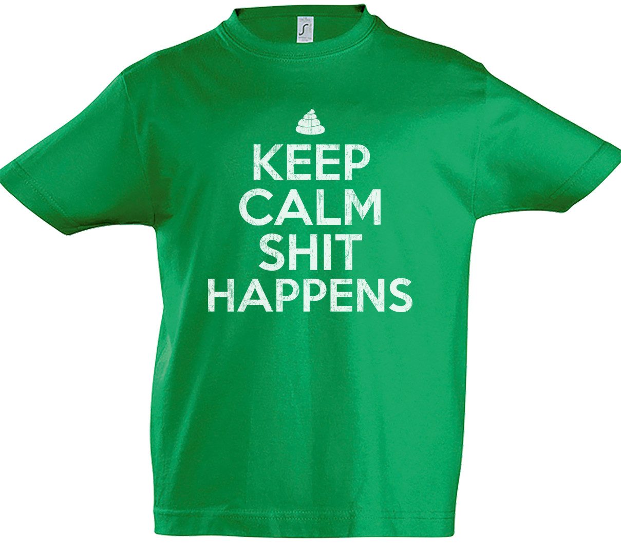 Print-Shirt Keep Calm And Happens Kinder T-Shirt Nothing Shit Nichts Nihilist