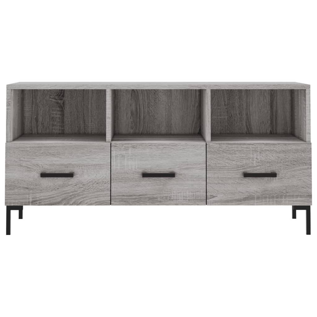 Sonoma TV-Schrank Holzwerkstoff cm Grau furnicato 102x36x50